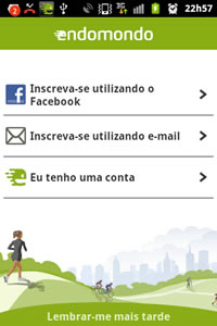 endomondo sports tracker login