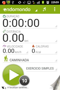 endomondo sports tracker inicial