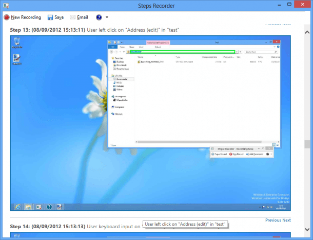 erros do Windows captura dos problemas