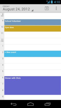 google agenda