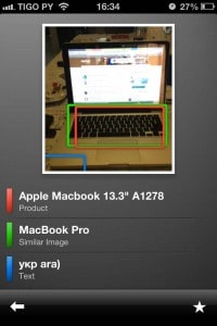 Google Goggles, busca por imagens.