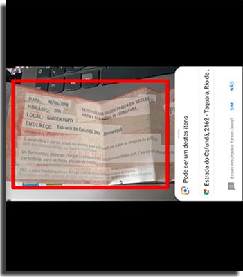 google lens texto