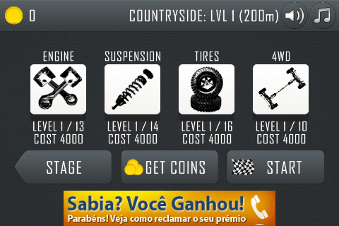 hill climb racing inicio nivel