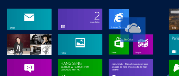 start screen do pc mover mosaicos