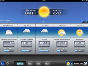 The Weather Channel para iPad