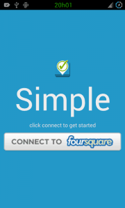 Simple Checkin for FourSquare