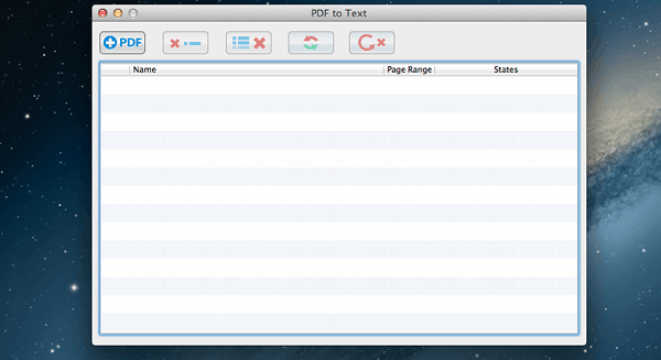 Aplicativo PDF to Text