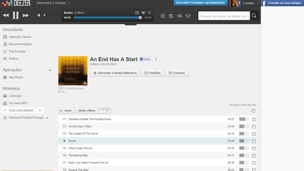 deezer chega ao Brasil