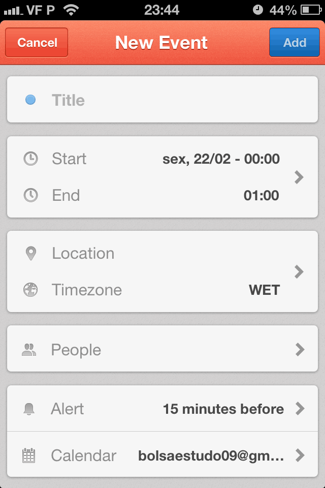 Sunrise Calendar