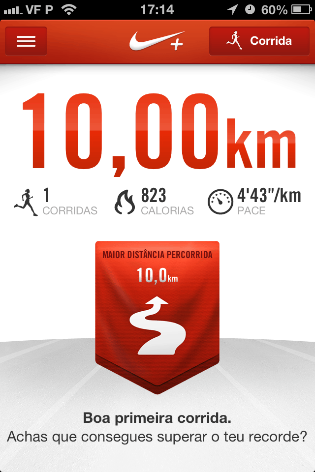 Nike running para iPhone