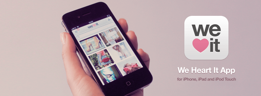 aplicativo we heart it para ios e web