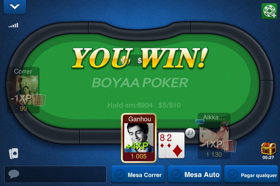 Boyaa Texas Poker como entrar na mesa