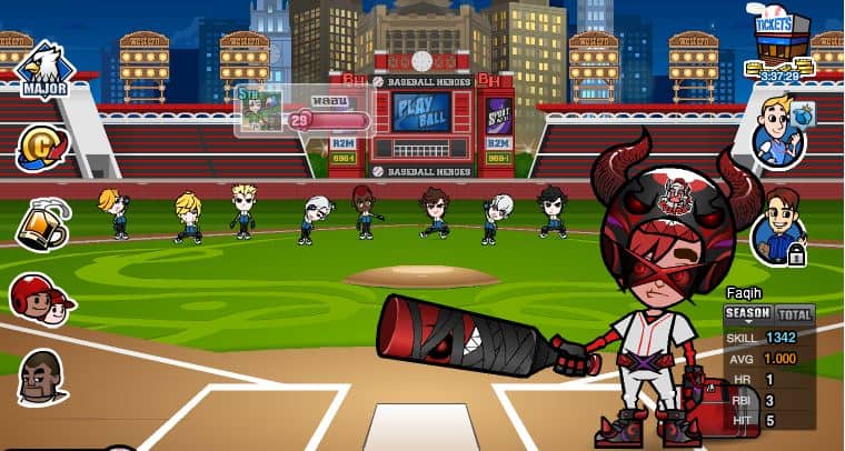 como jogar o aplicativo baseball heroes para facebook