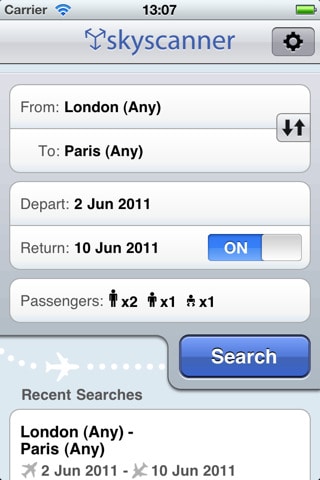 como utilizar o aplicativo skyscanner para android e ios