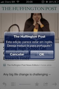Google Currents como traduzir