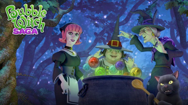 aplicativo bubble witch saga para android facebook e ios