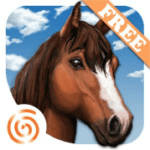 logotipo do aplicativo horseworld 3d my riding horse para androi e ios