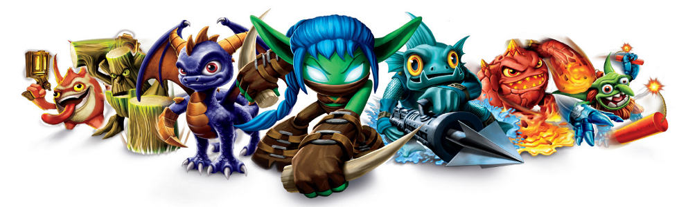 personagens do aplicativo skylanders cloud patrol para android e ios