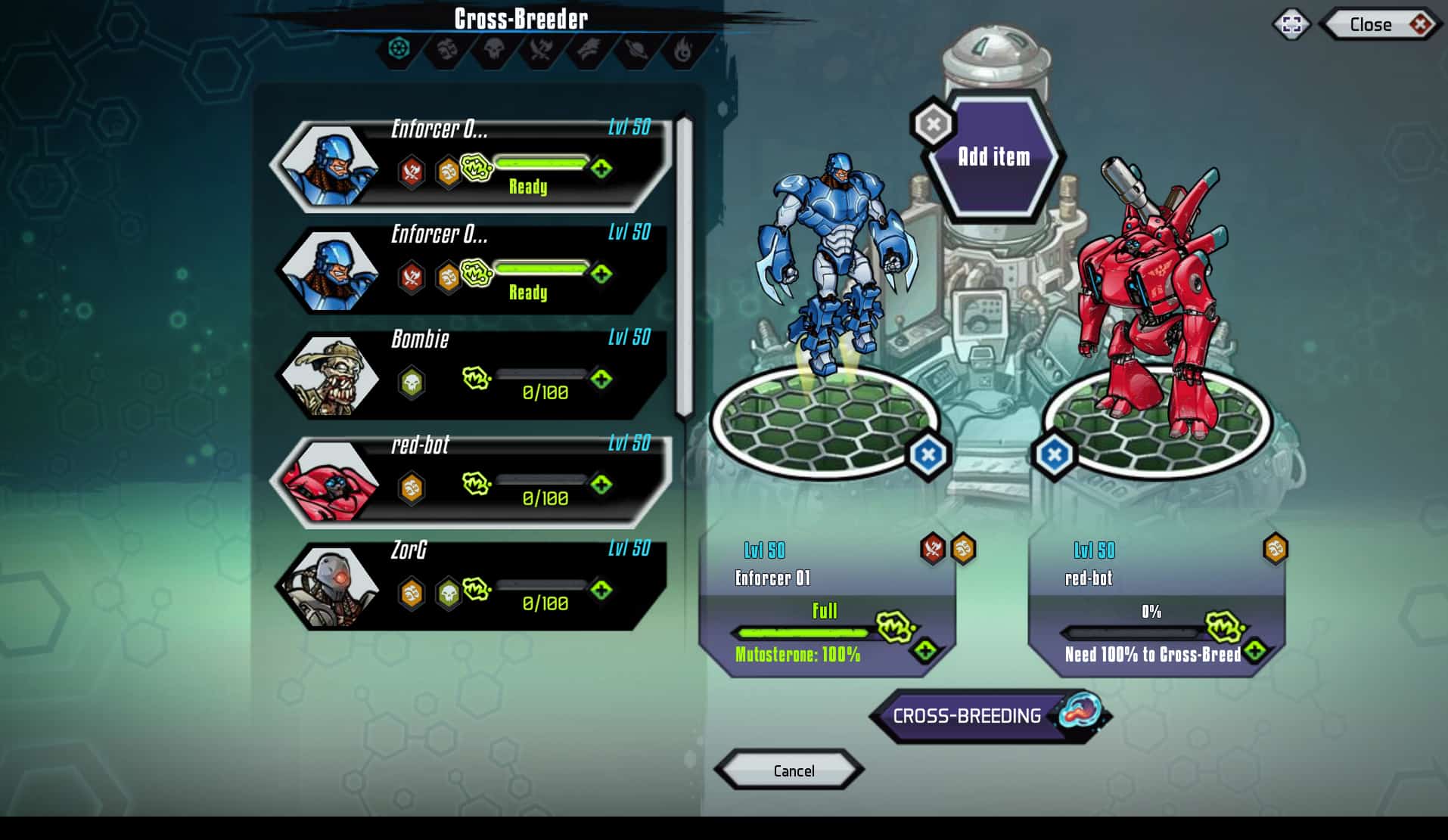 Mutants: Genetic Gladiators para Facebook