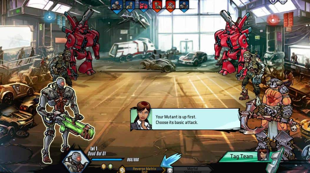 Mutants: Genetic Gladiators como jogar