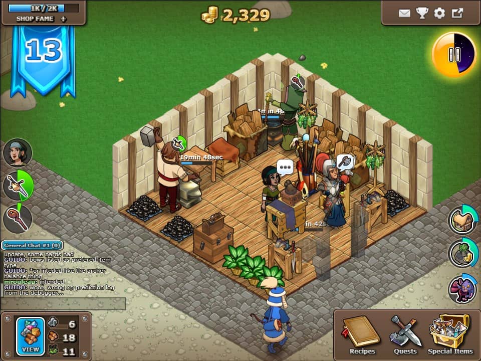 Swords and Potions 2 dicas de jogo