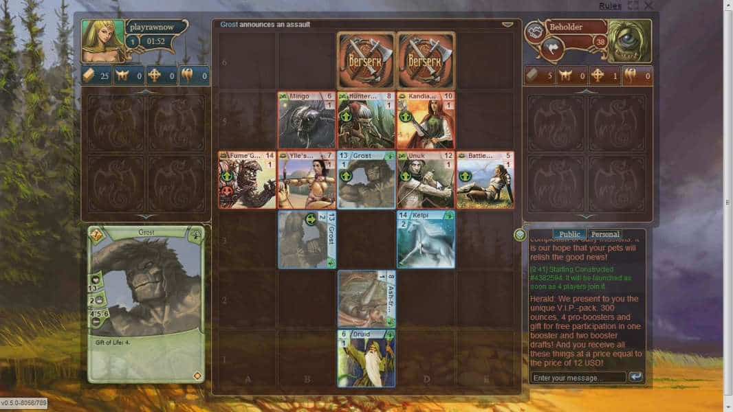 Berserk Universe como jogar