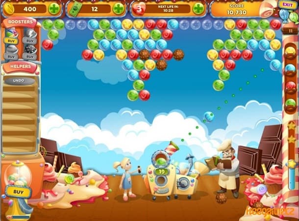 Candy Bubble Rush dicas de jogo