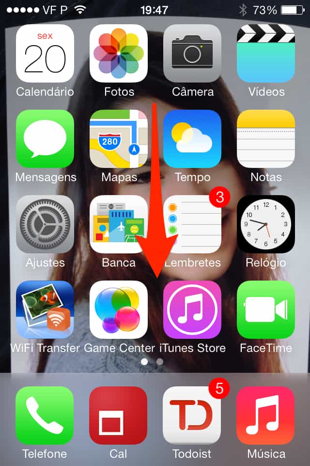 iOS 7 spotlight