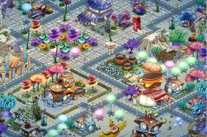 Atlantis Fantasy para Facebook