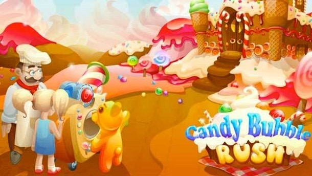 Candy Bubble Rush como jogar