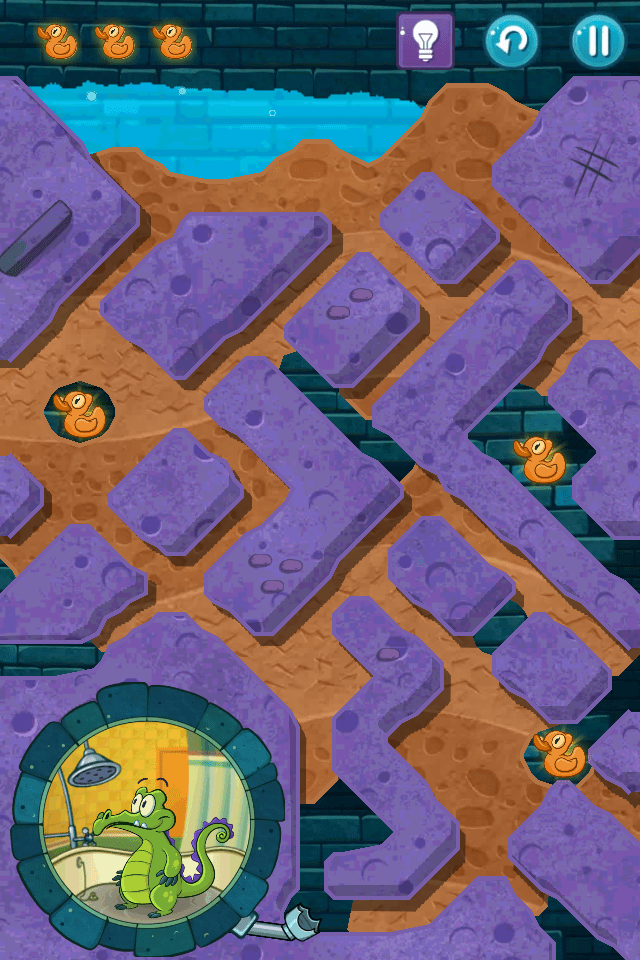 como jogar where's my water 2