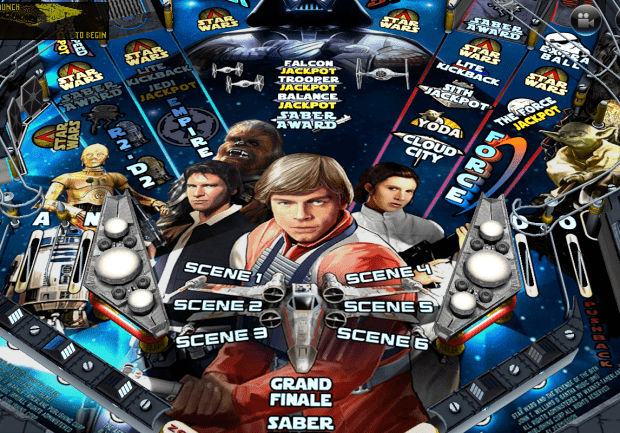 star wars pinball