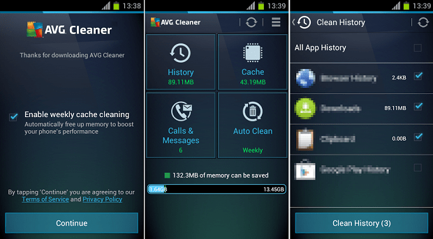 AVG Cleaner para Android