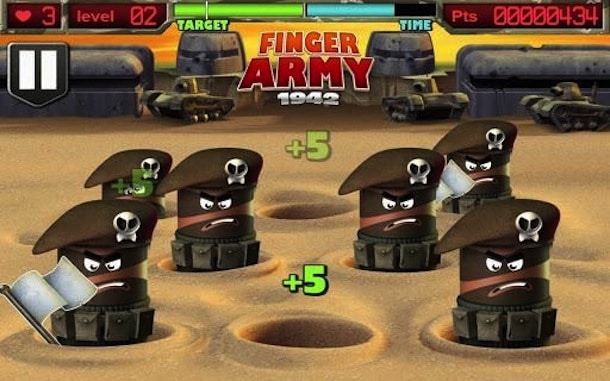 Finger Army 1942 para Android