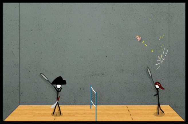 Stick Figure Badminton 2