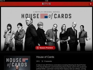 ver filmes no iPad netflix