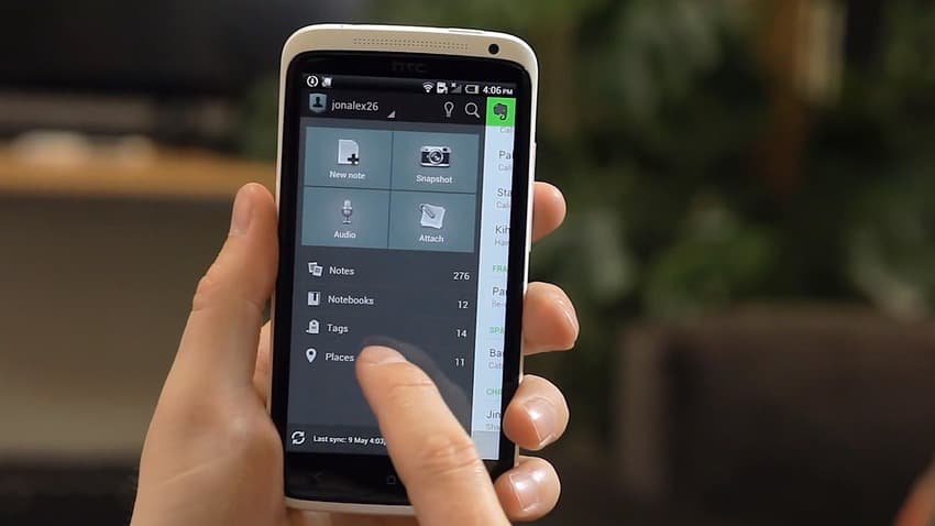 Galaxy S3 evernote