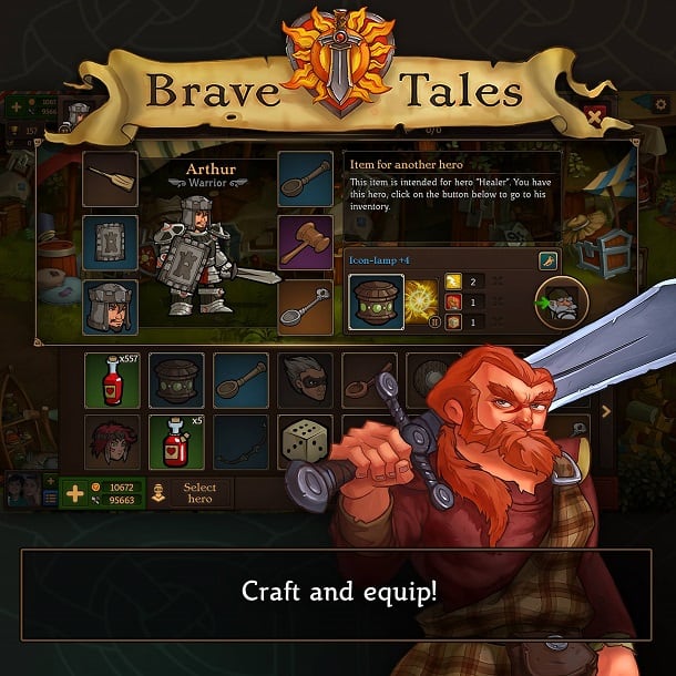 Brave Tales como jogar