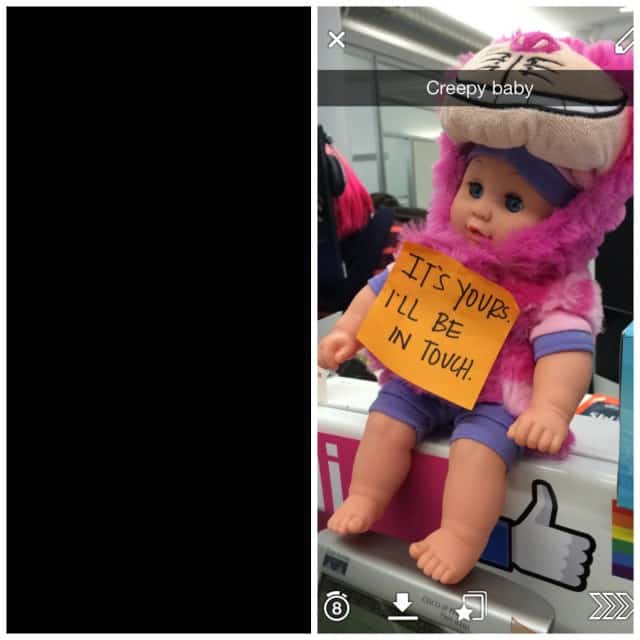 Instagram vs Snapchat adicionar texto