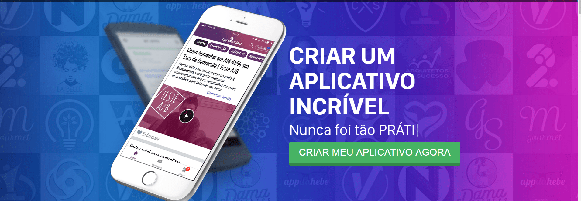 criar aplicativos móveis app2sales