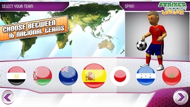 Striker Soccer London como jogar
