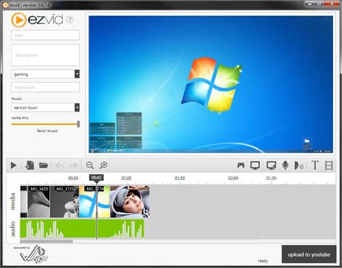 Capturando a tela do Pc com o Ezvid