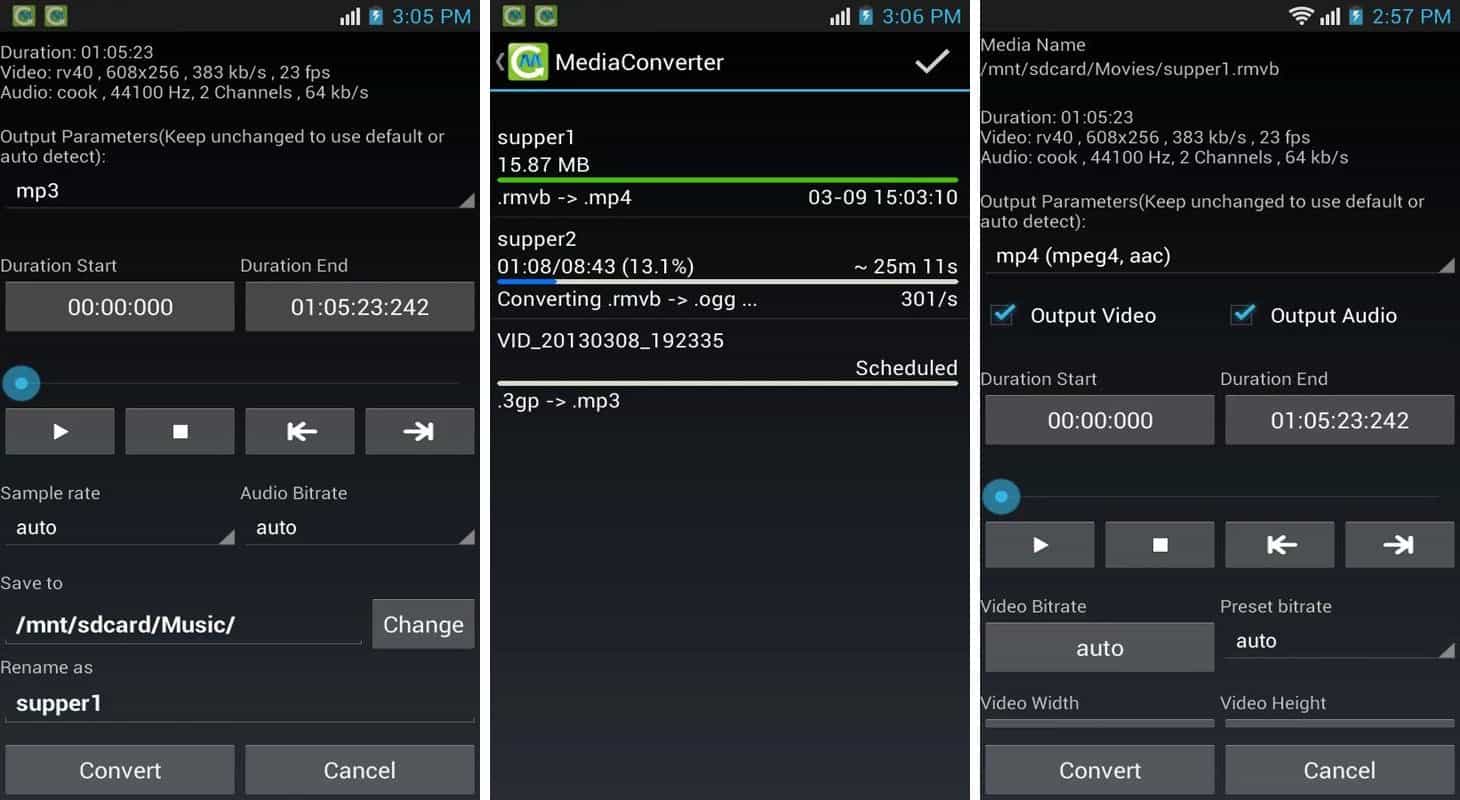 editores de vídeo media converter