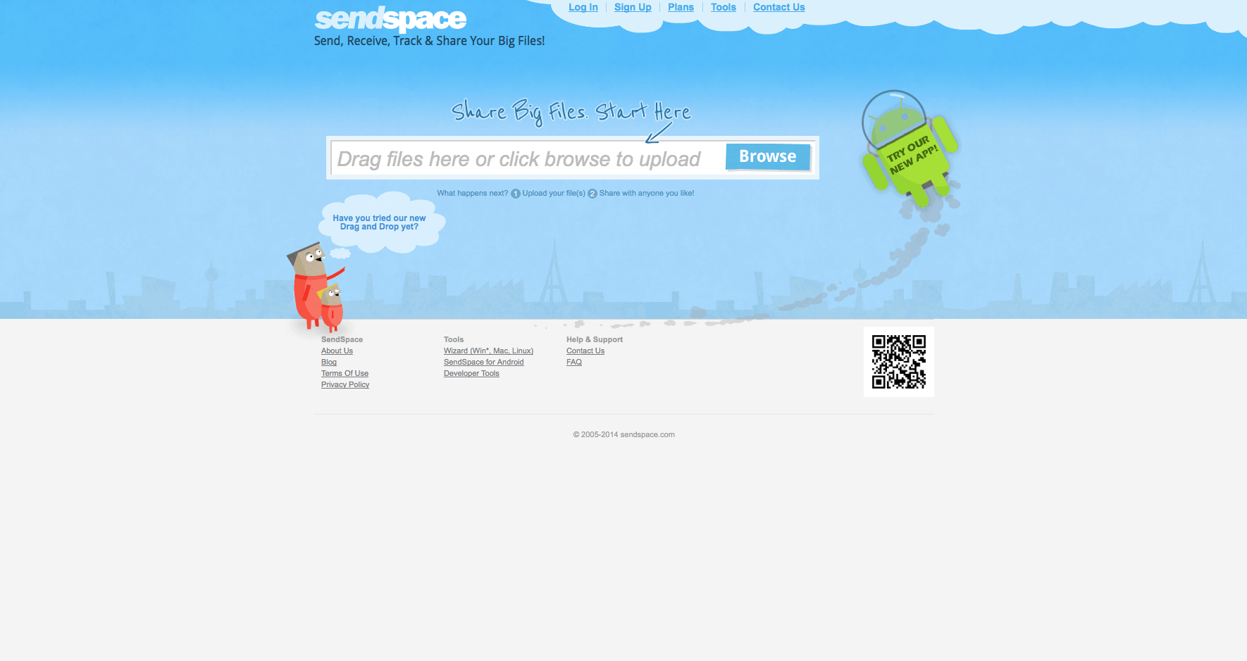 compartilhar arquivo Sendspace