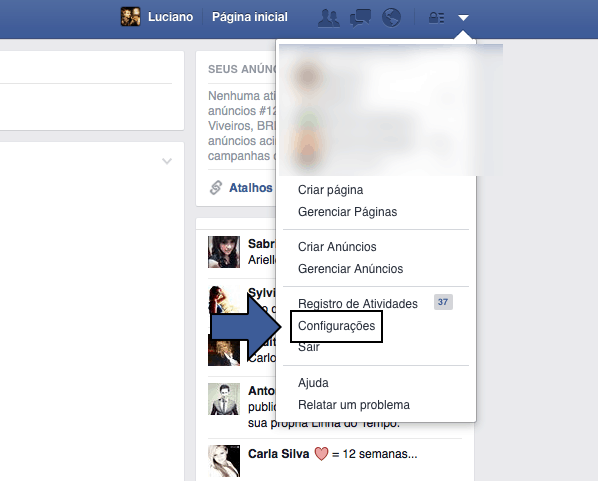 Seguir no Facebook