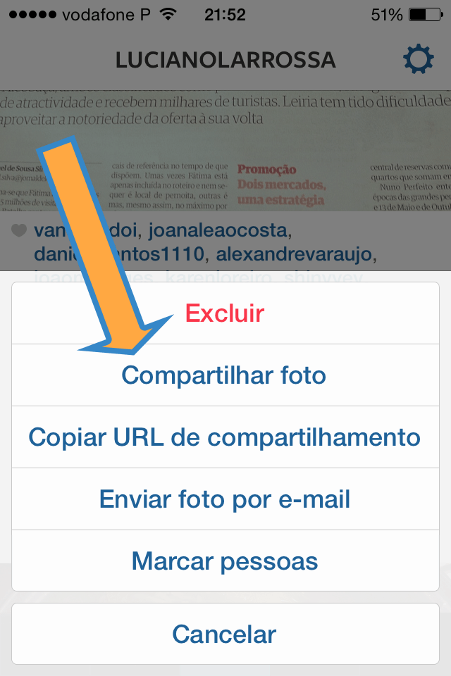 truques e dicas para Instagram compartilhar foto