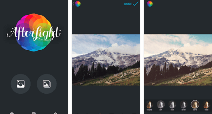 Afterlight collages on Instagram