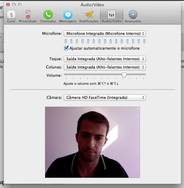 começar a usar o Skype configurar o som