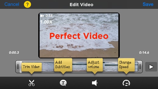 editores de vídeo grátis Perfect Video