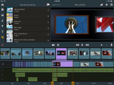 editores de vídeo grátis Pinnacle Studio